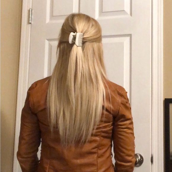 Two-Tone Brown Suede Western-Style Women's Leather Jacket - Picture 14 of 16